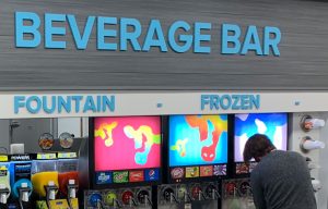 The slushie section at a UDF