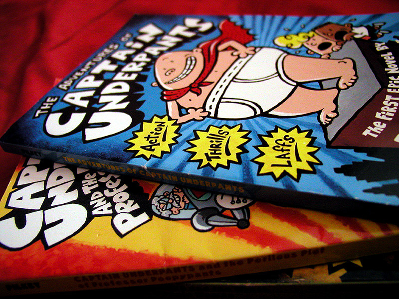 2 of the Captain Underpants books