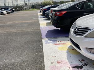 Prepping for Senior Parking Spots @ Class of 2025