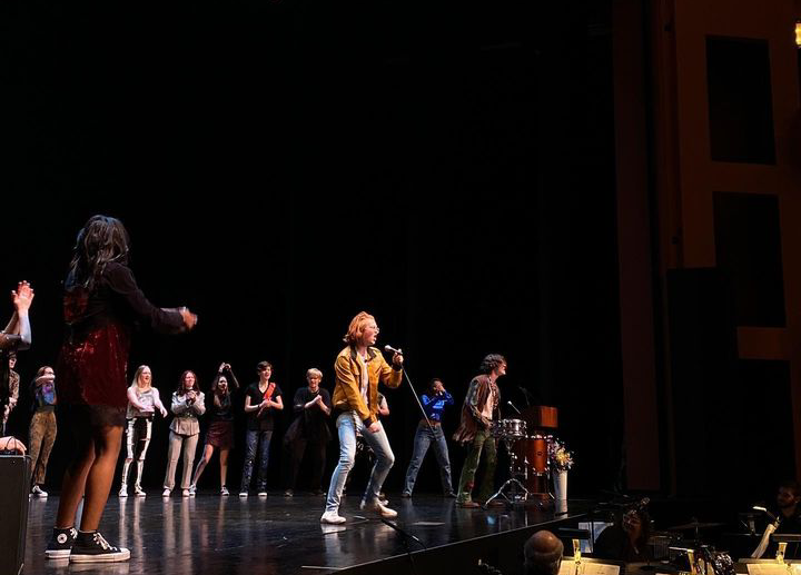 Roger Bacon HS Performing We Will Rock You at the 2023 Cappies Gala