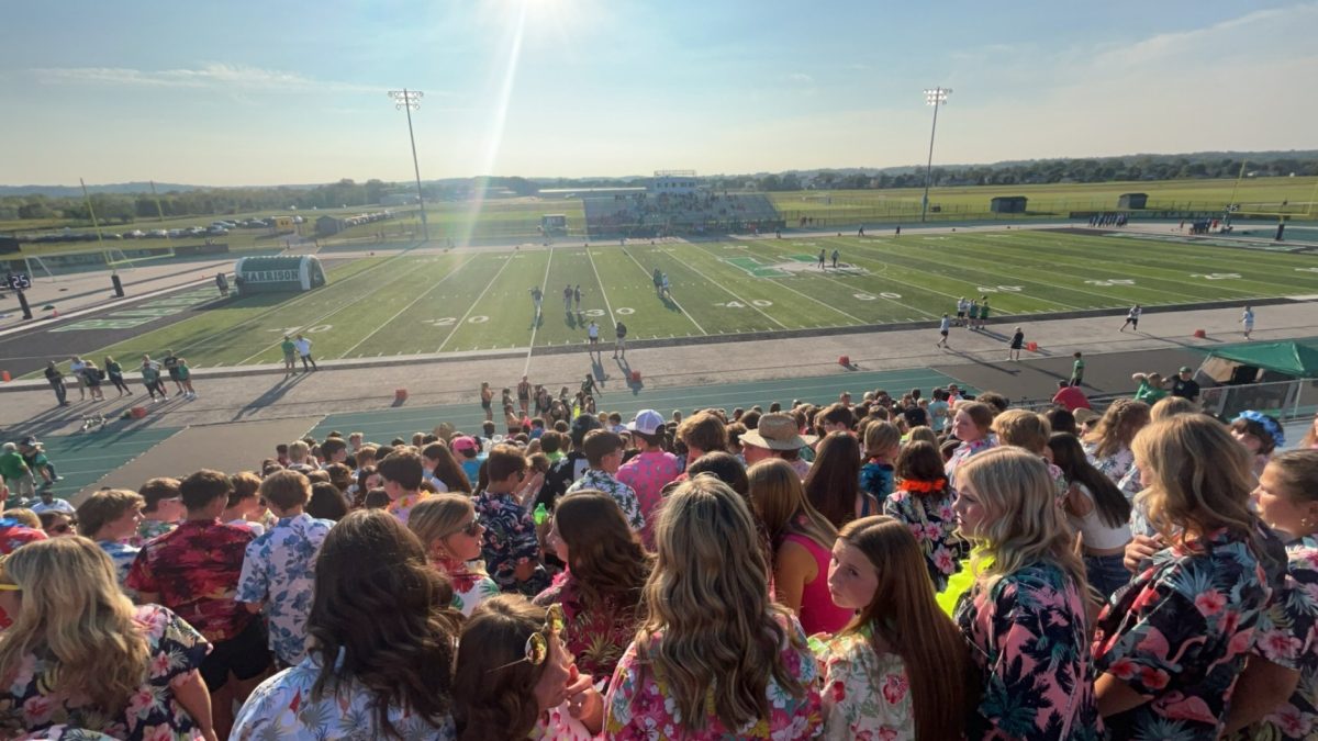 Even in our Hawaiian best tension was high waiting for the teams to come out. 