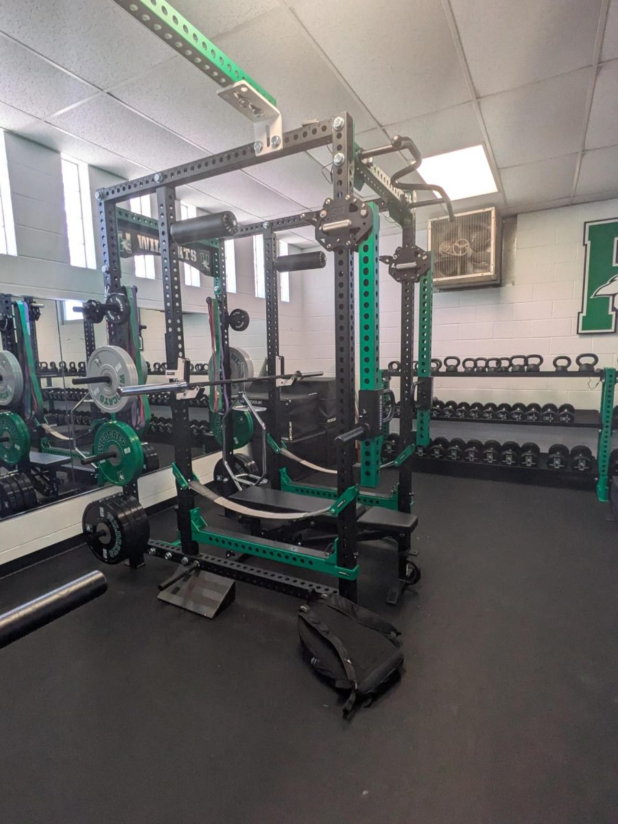 Picture of the new weight room equipment