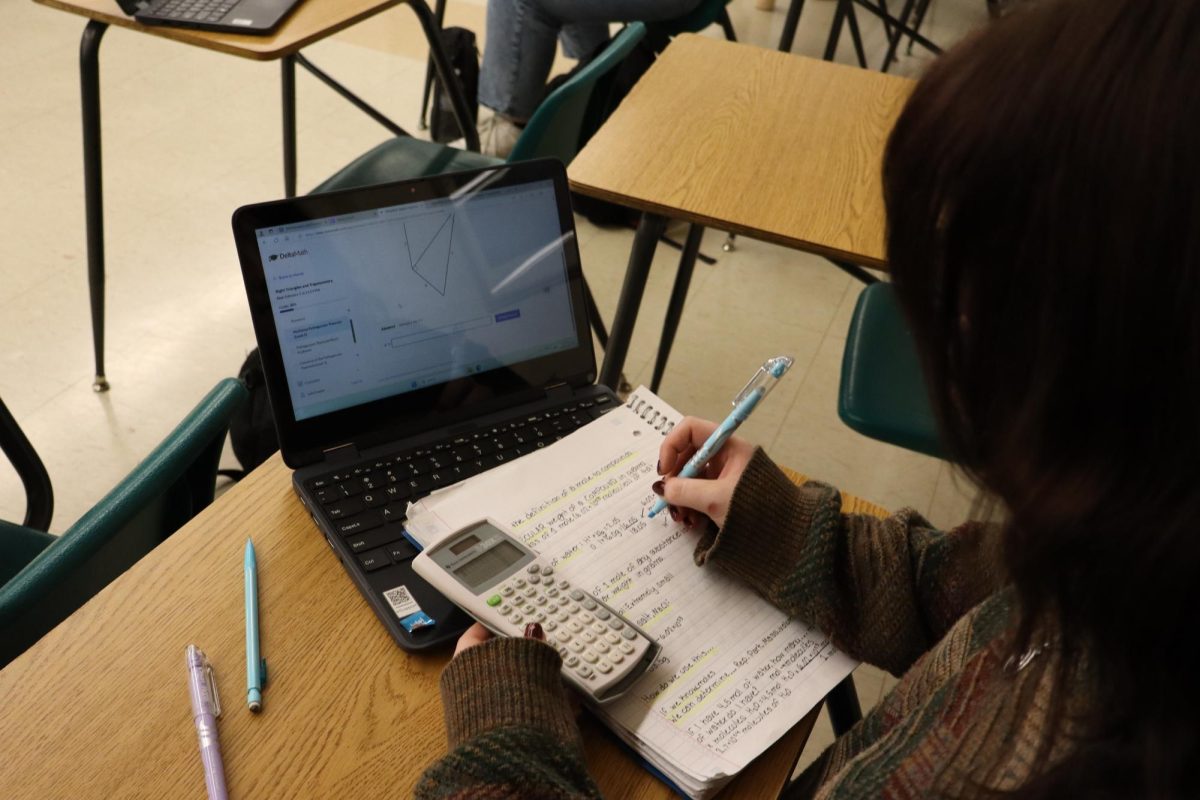 Students at Harrison sometimes have more homework than they have room on our little desks