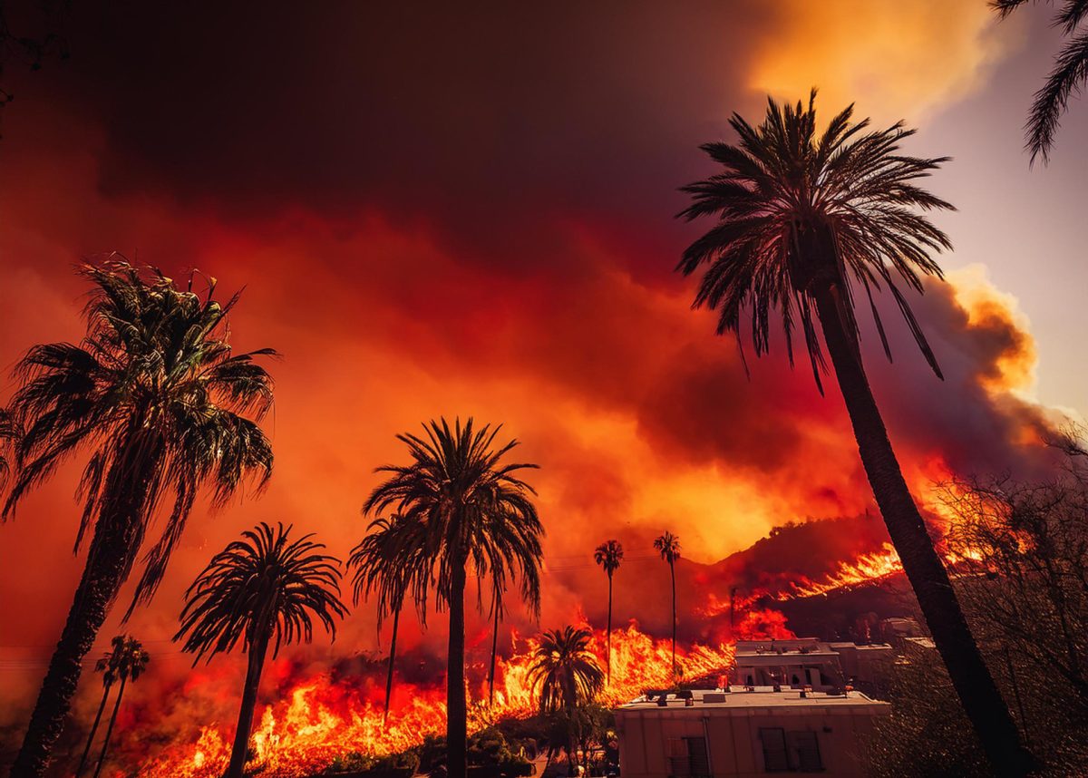 The world was shocked by the scope of the LA fires earlier this year. Courtesy of California State University San Marcos