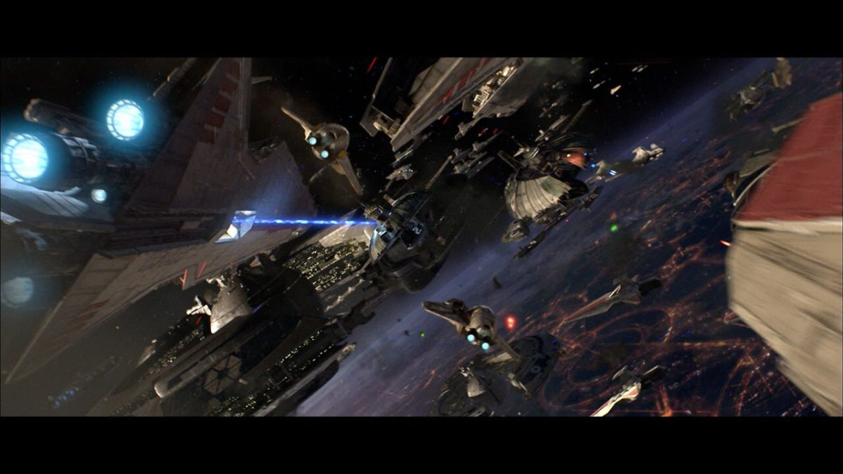 The Battle of Coruscant - A thrilling opening scene!