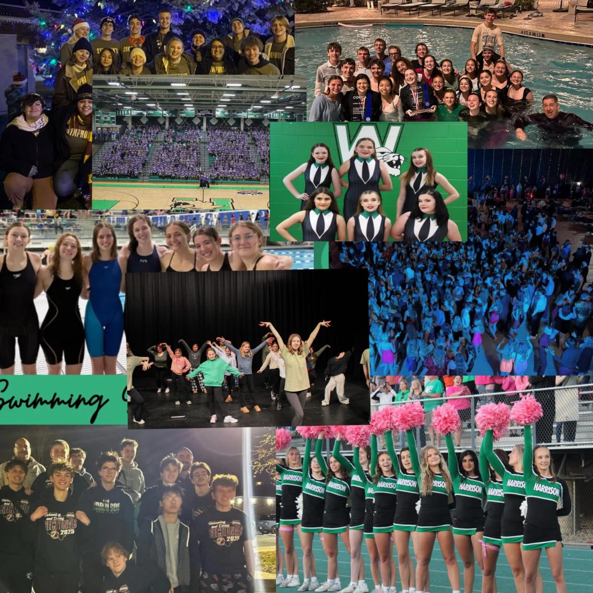 Many sports, school events, and groups celebrating being a Wildcat! (Photos courtesy of harrisonhswildcats on Instagram.)
