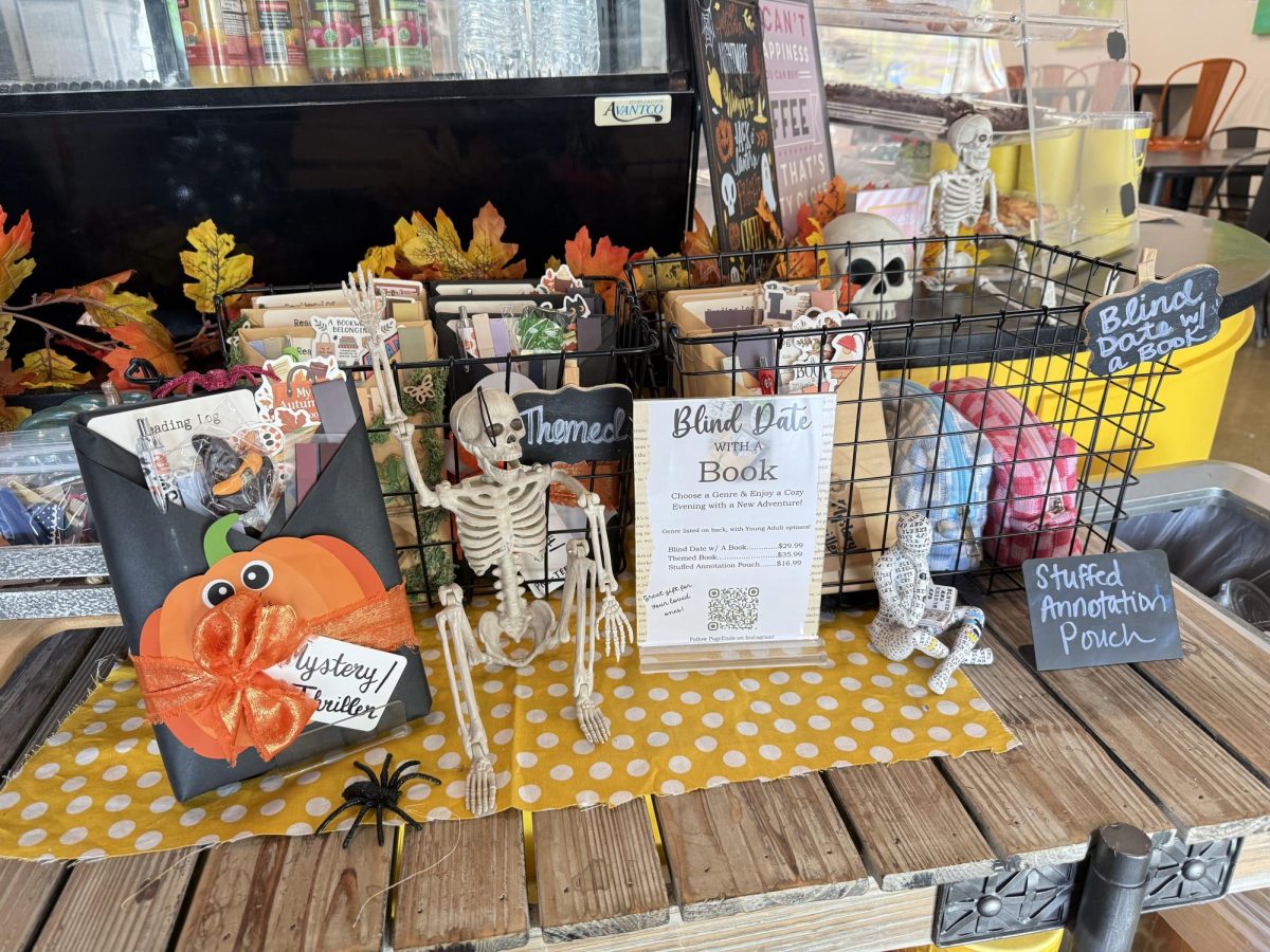 Olivia's business set up gets a spooky makeover at Java Jackets.