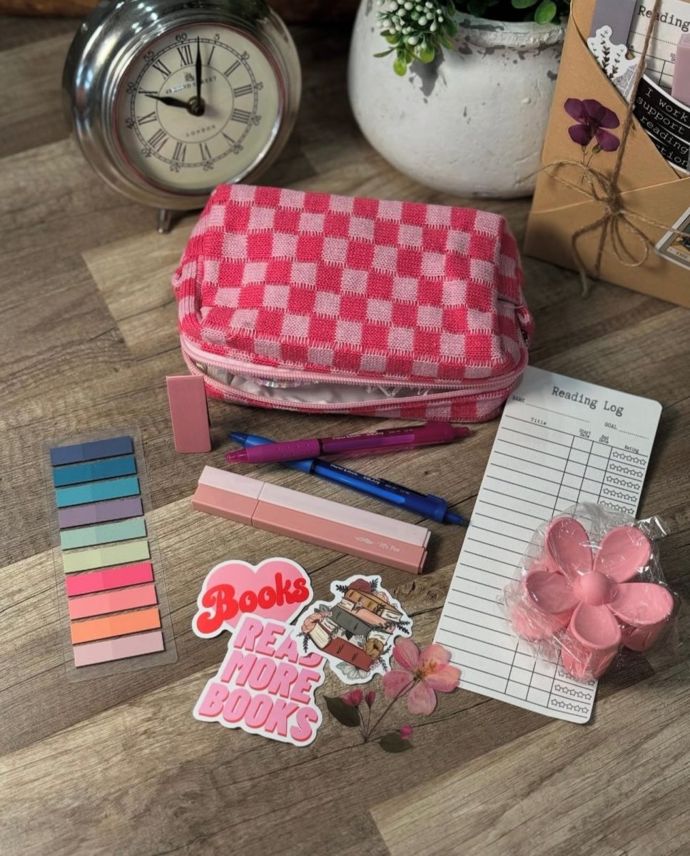 In addition to books, Olivia sells annotation pouches that help you keep track of what you're reading.