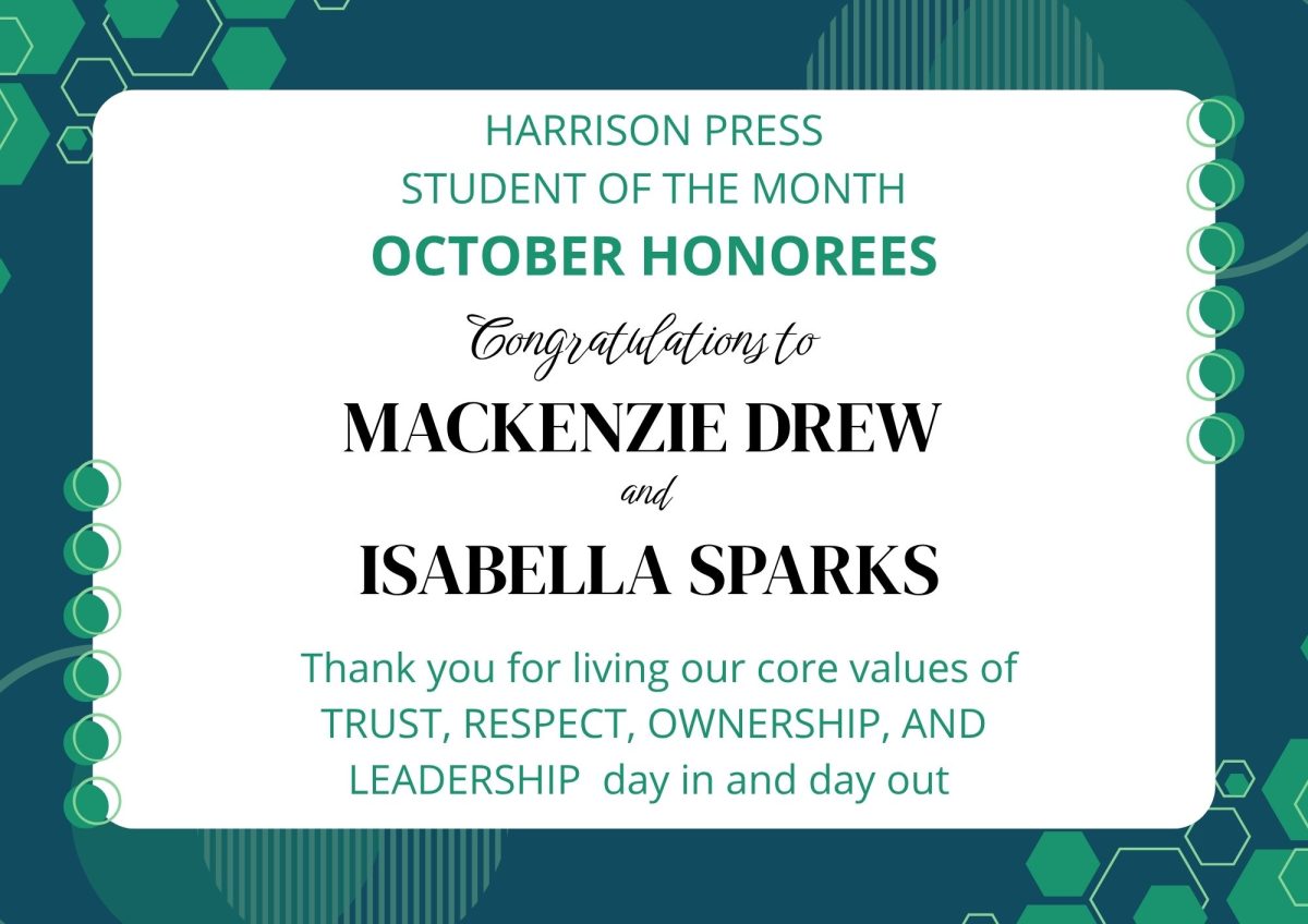 September Students of the Month