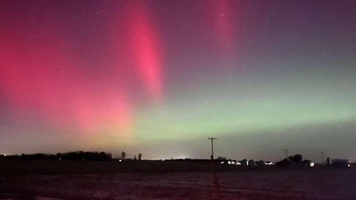 Taken by a few followers, Brittany Westerfield and Tim Elser on the evening of November 11th and uploaded on Harrison Happenings.