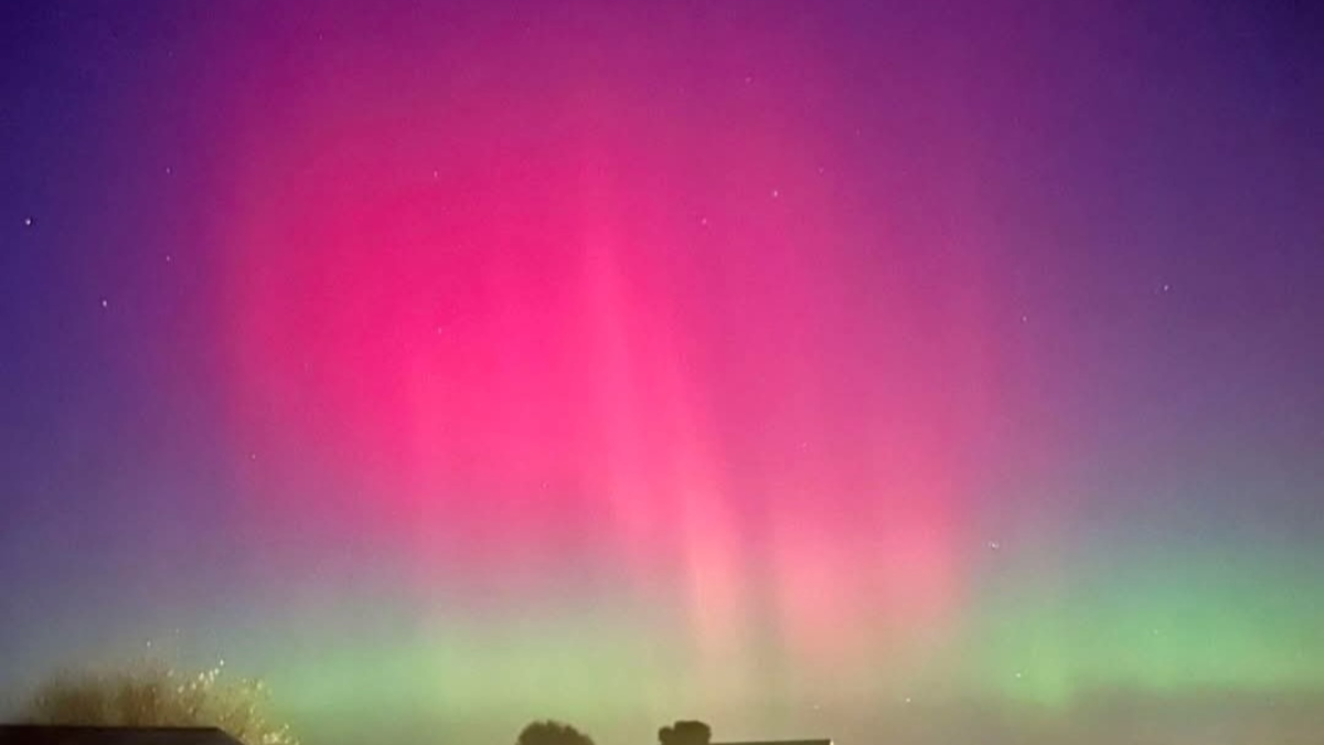 Taken by a few followers, Brittany Westerfield and Tim Elser on the evening of November 11th and uploaded on Harrison Happenings.
