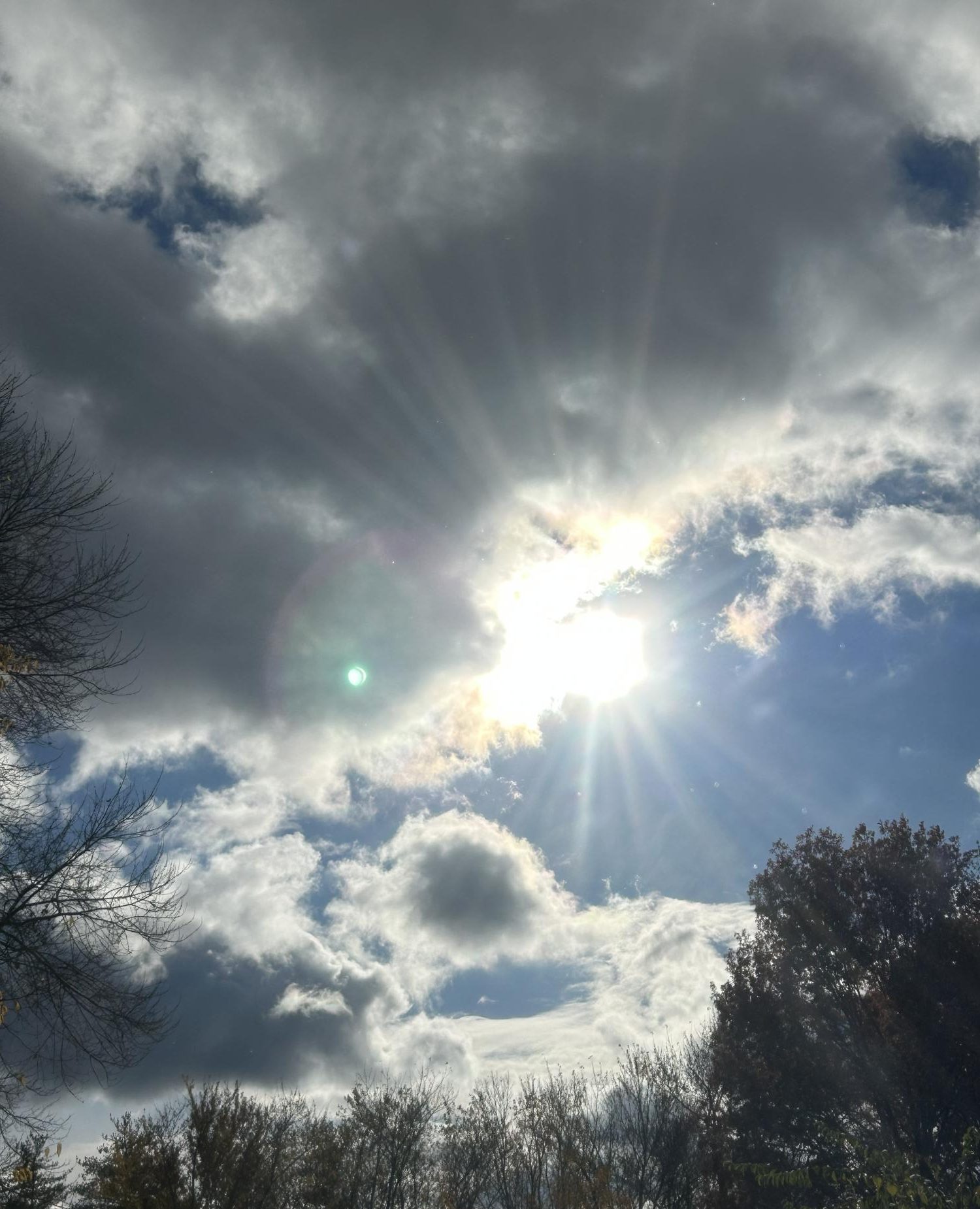 Cloudy Winter Sky