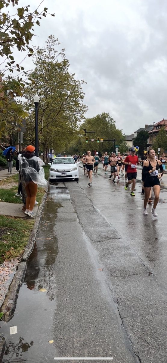 Jack Stroud and his family run the Columbus marathon in difficult conditions.