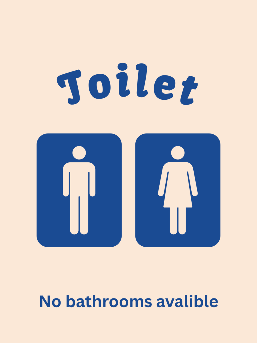 Everyone's worst nightmare--no bathroom when you need one! 