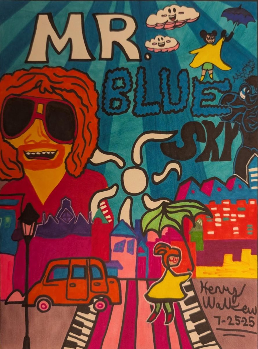 "Mr. Blue Sky" comes in second spot!