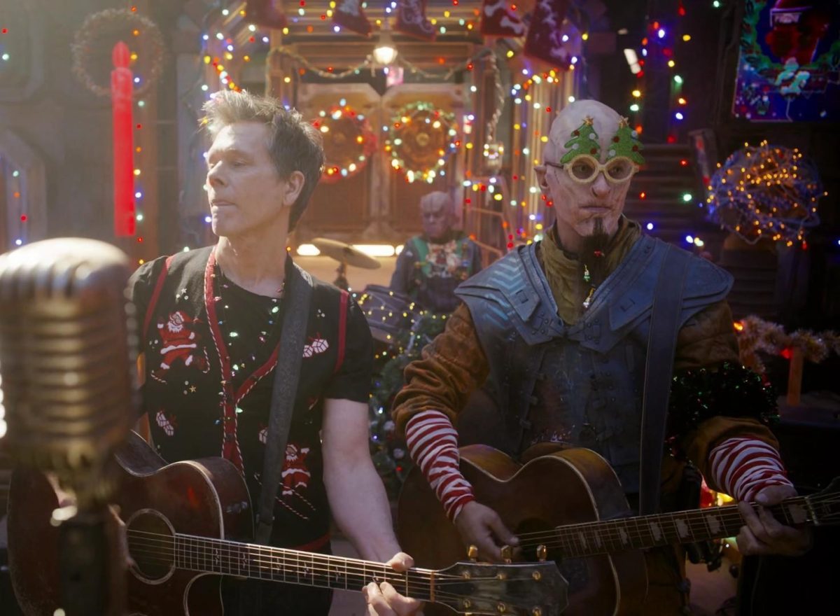 Kevin Bacon and the Old 97s team up for a cosmic holiday celebration