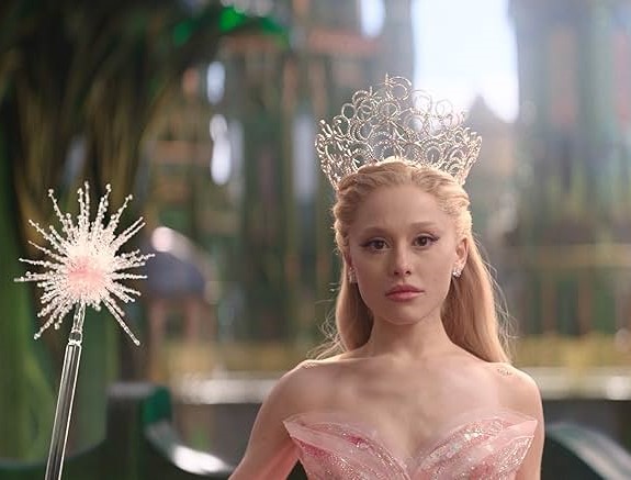 Glinda struts confidently as she takes charge for Oz