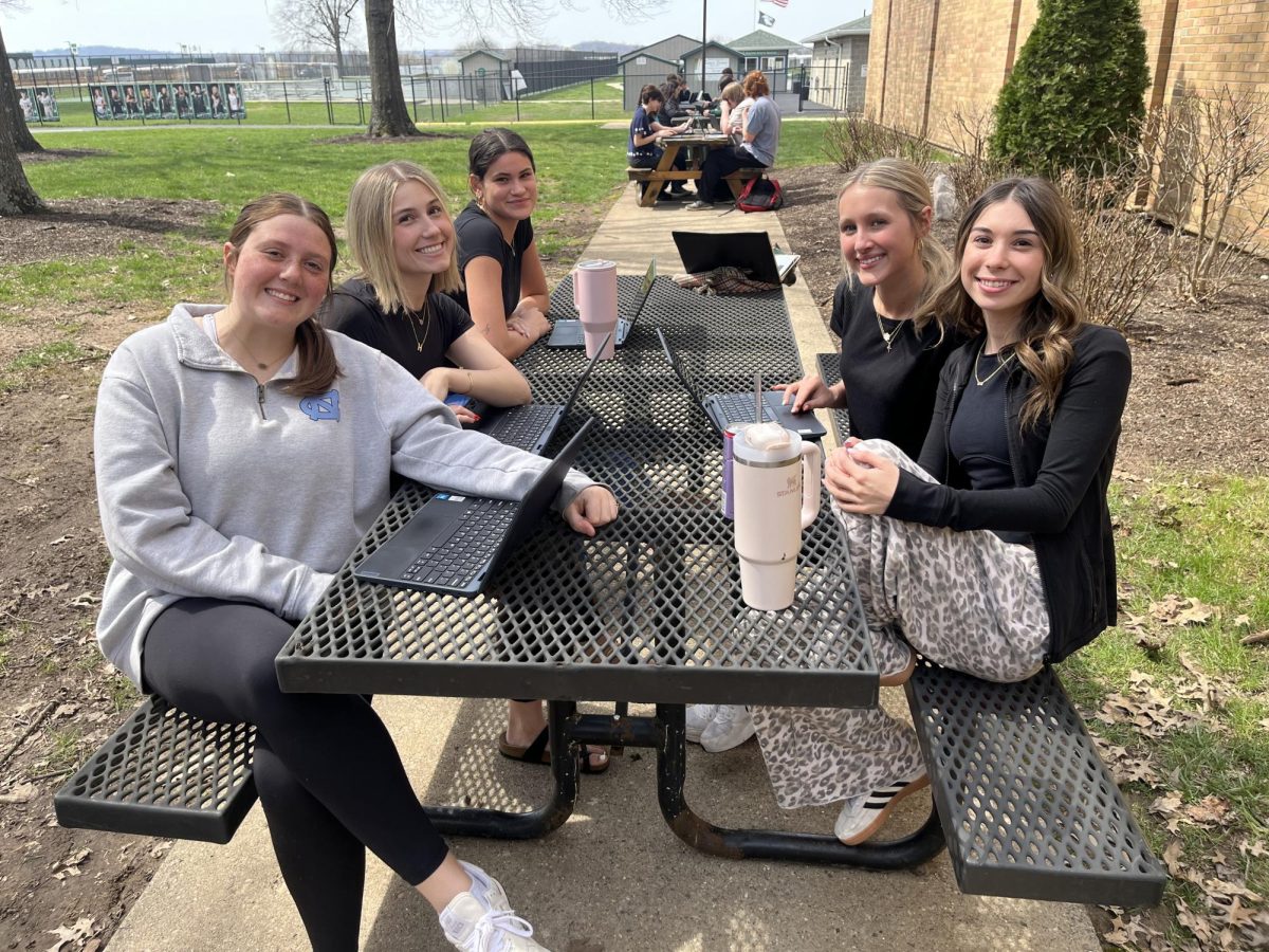 Junior Haylie Knab, seniors Alyssa Keller, Leah Tenhunfeld, Abigail Scheit, and junior Bailee Vadnais were the crew behind this scheme. Moral of the story, you don't get what you don't ask for! 